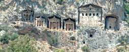 River_Dalyan_Tombs_Turkey River_Dalyan_Tombs_Turkey