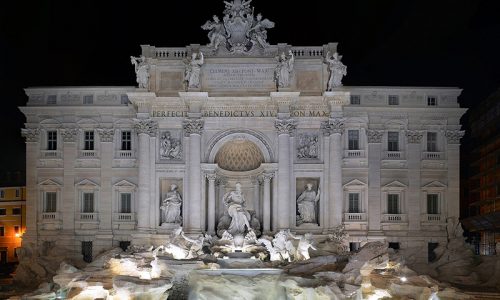 Rome Italy Trevi fountain