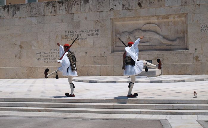 Athens_Greece_The_Evzones_Unknown_Soldier_Monument