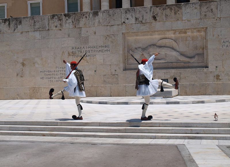 Athens_Greece_The_Evzones_Unknown_Soldier_Monument