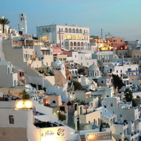 Santorini Island Fira Towm