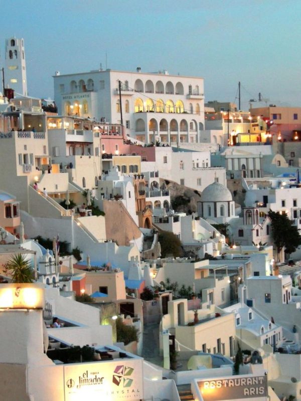 Santorini Island Fira Towm