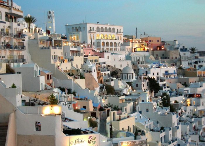 Santorini Island Fira Towm