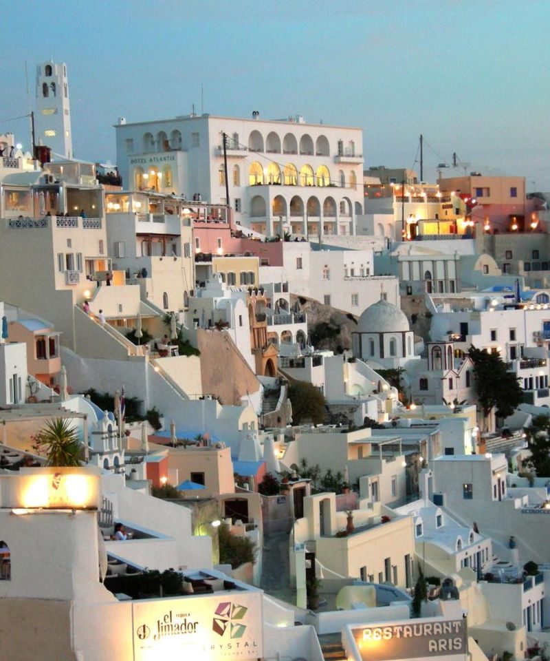 Santorini Island Fira Towm