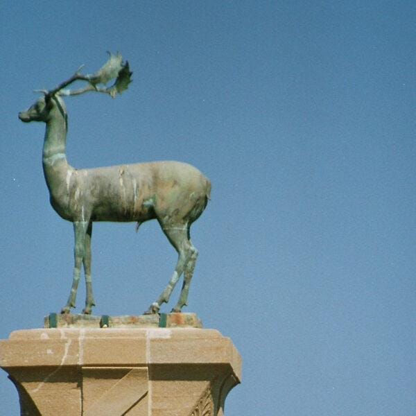 Rhodes_Rodos_Island_Greece_Bronze_Deer_Statues