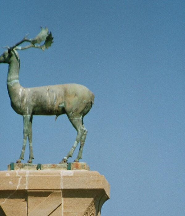 Rhodes_Rodos_Island_Greece_Bronze_Deer_Statues