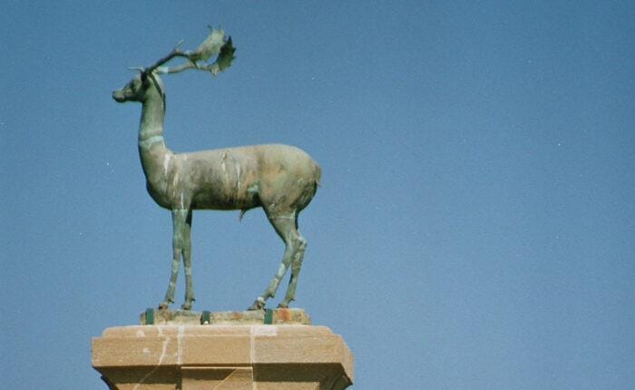 Rhodes_Rodos_Island_Greece_Bronze_Deer_Statues