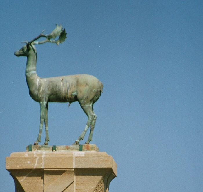 Rhodes_Rodos_Island_Greece_Bronze_Deer_Statues