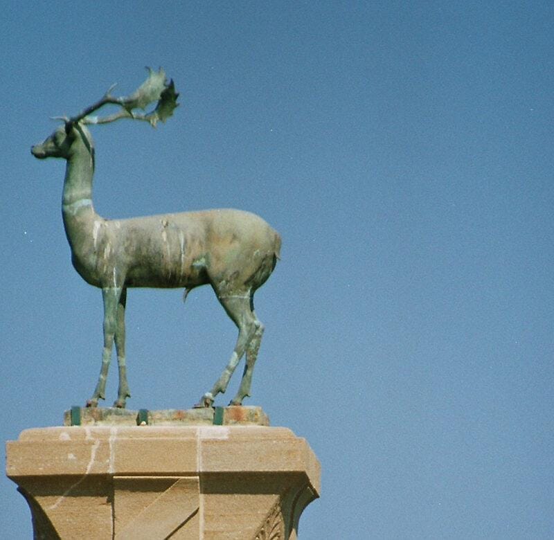 Rhodes_Rodos_Island_Greece_Bronze_Deer_Statues